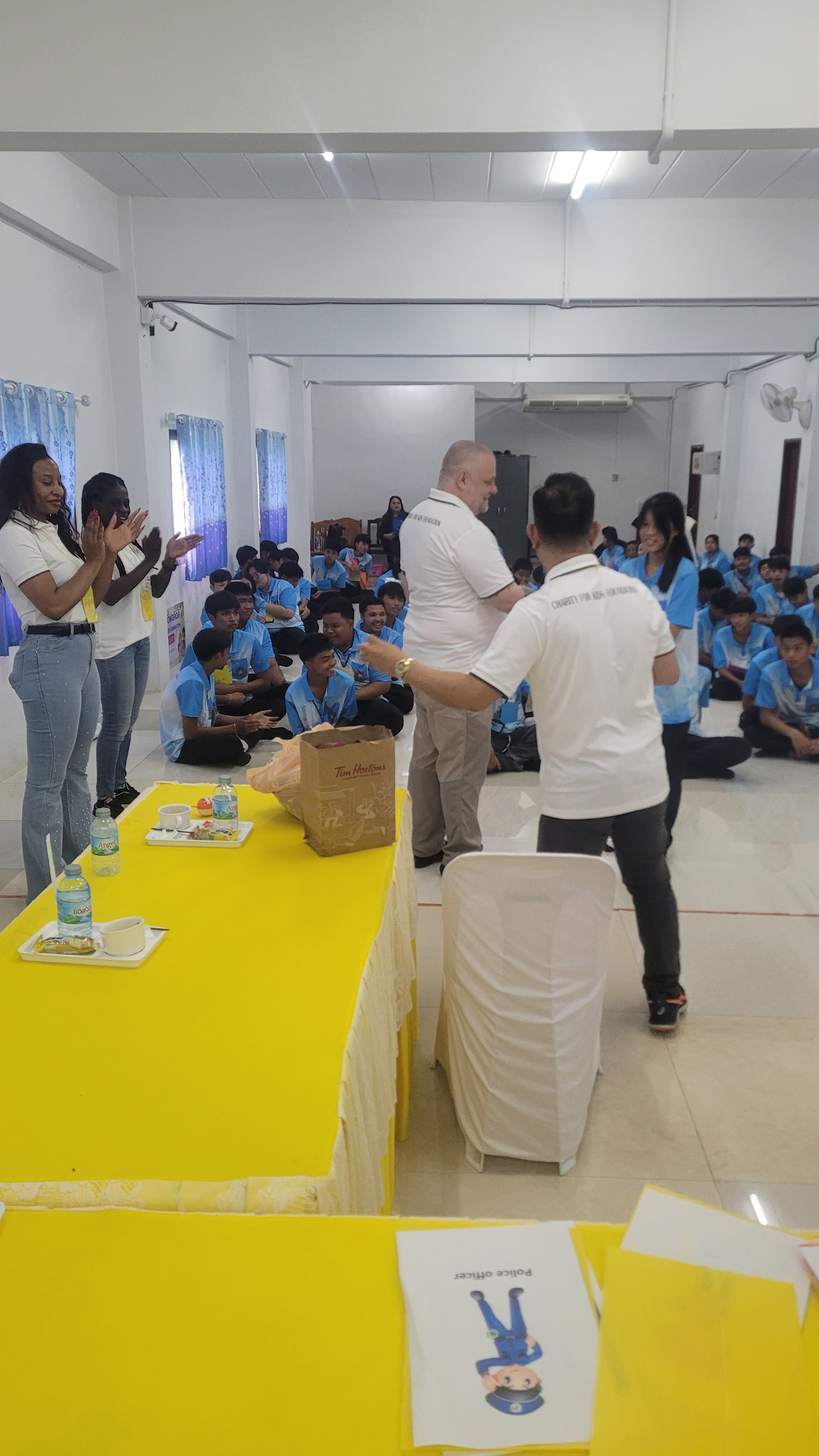 English Camp activity at Siriwat Vocational School, Nakhon Nayok